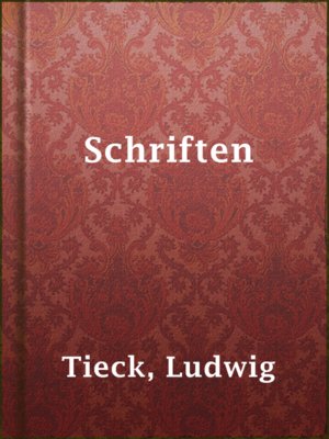 cover image of Schriften